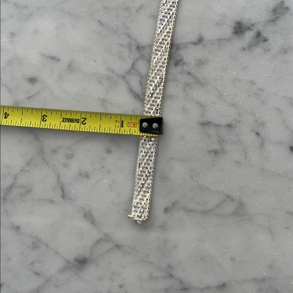 Vintage 80s Sterling Silver Bracelet - Picture 9 of 10